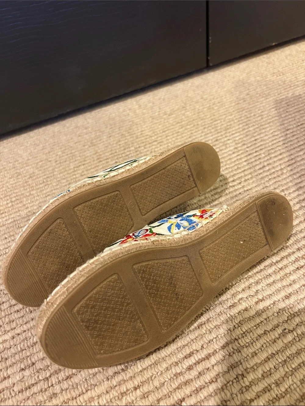 Tory Burch Max Embroidered Espadrille Slide with Ivory/Painted Iris